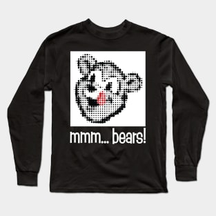 mmm... bears! dark shirt Long Sleeve T-Shirt